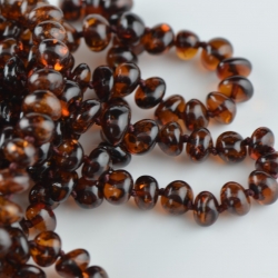 Cherry Amber necklaces polished baroque